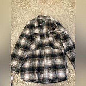Wild fable oversized flannel shacket